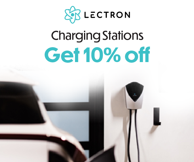 Lectron charging station promotional graphic